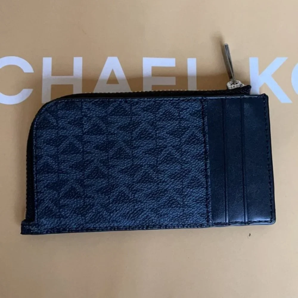 Michael Kors L Zip Mini Wallet Admiral NWT